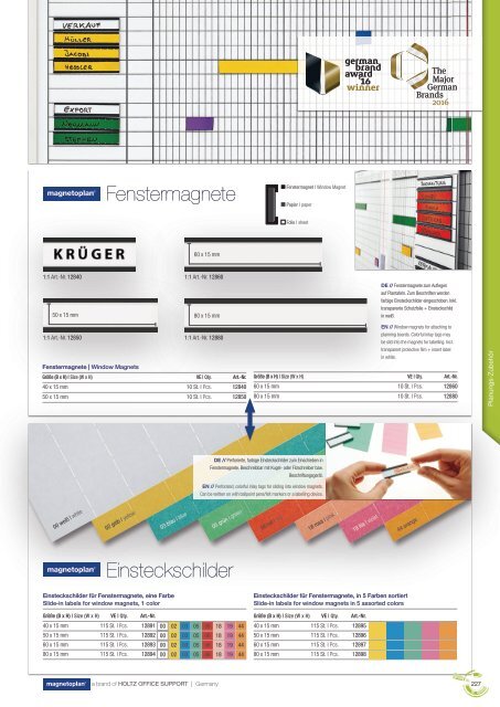 magnetoplan Main Catalogue 2018/2019