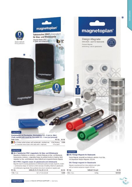 magnetoplan Main Catalogue 2018/2019