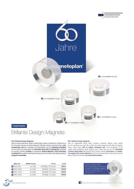 magnetoplan Main Catalogue 2018/2019