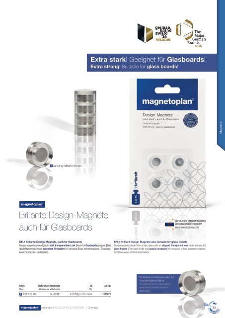 magnetoplan Main Catalogue 2018/2019