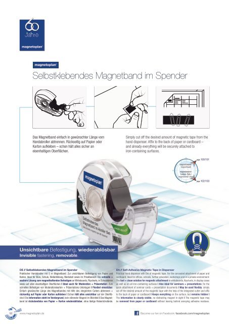 magnetoplan Main Catalogue 2018/2019