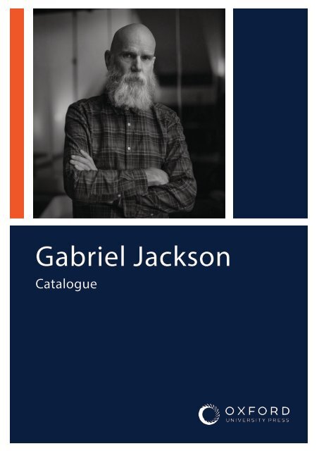 Gabriel Jackson Catalogue