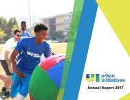 2017 Urban Initiatives Annual Report