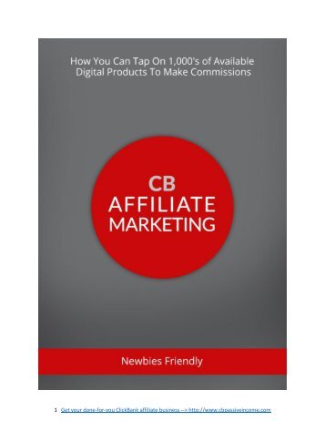 How To Start ClickBank Affiliate Marketing