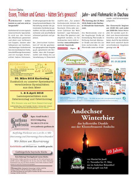Boulevard Dachau Ausgabe 3-2018 