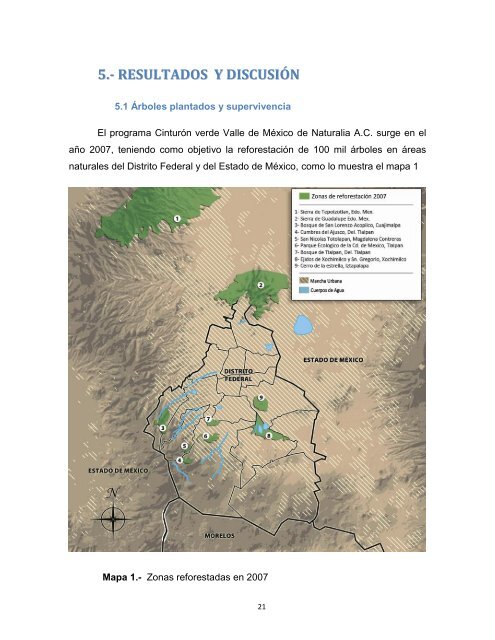 Experiencia de Reforestación en México, Reforestaciones Sociales, el caso de Naturalia A.C.