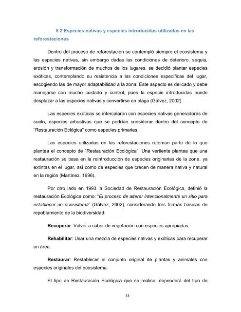 Experiencia de Reforestación en México, Reforestaciones Sociales, el caso de Naturalia A.C.