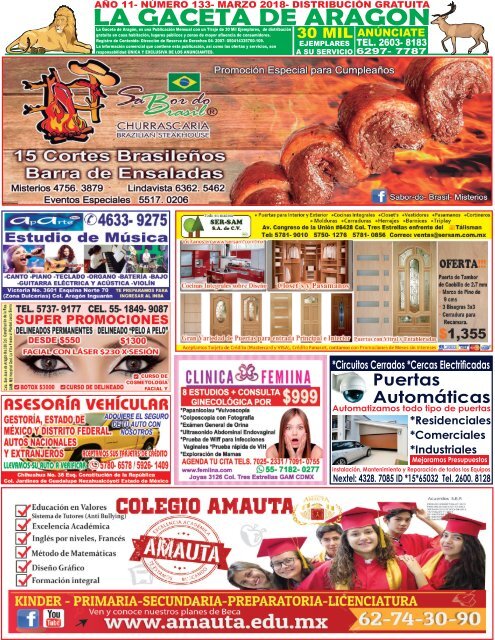 Gaceta de Aragon Marzo 2018