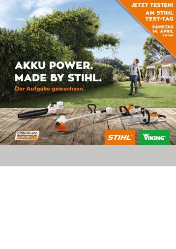 Stihl Frühjahrsprospekt