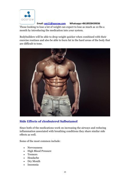 Clenbuterol powder supplier Everything you have to know before buy clenbuterol powder
