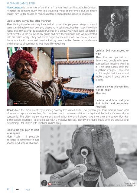 Chiiz Volume 1 : Pushkar Photography