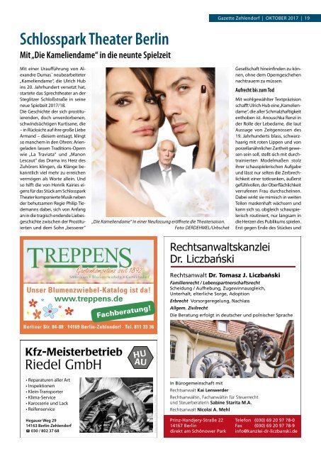 Gazette Zehlendorf Nr. 10/2017