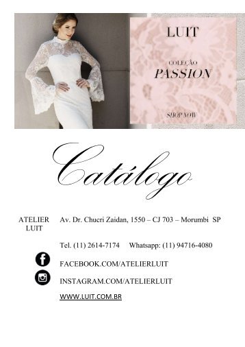 CATALOGO LUIT - COLEÇÃO PASSION