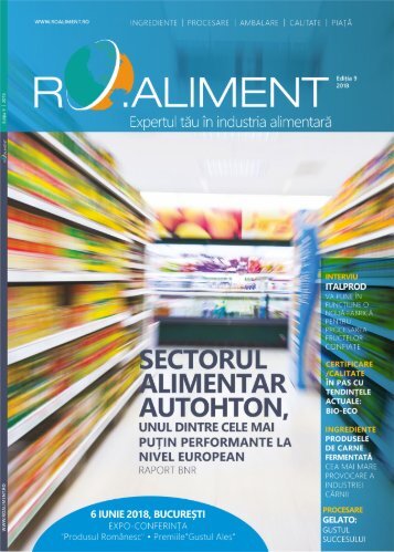 Revista Ro.aliment editia 8 - revista specialistilor din industria alimentara