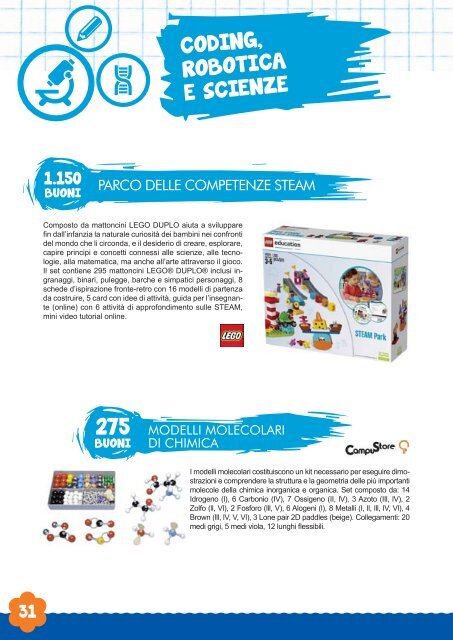 Catalogo premi Insieme per la scuola 2018