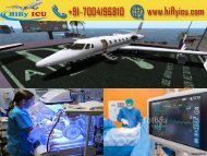 Avail Private Charter Air Ambulance Service from Kolkata and Chennai by Hifly ICU