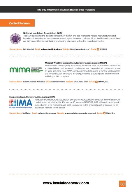 Insulate Magazine - Essential Insulation Inside - March 2018 Issue 16