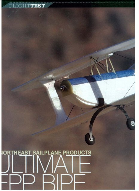 5 FLIGHT TESTS NORTHEAST SAILPLANE PRODUCTS ...