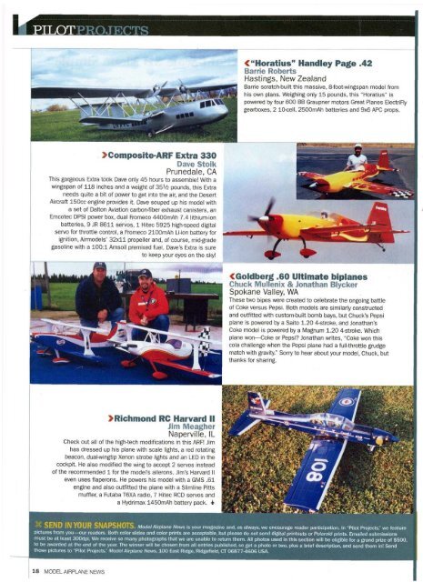 5 FLIGHT TESTS NORTHEAST SAILPLANE PRODUCTS ...