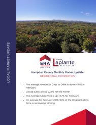 Market Report February 2018 - Hampden County