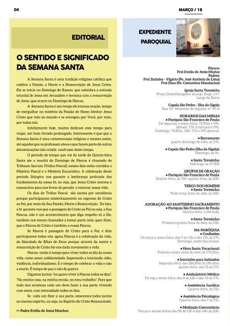 Revista Nossos Passos Março