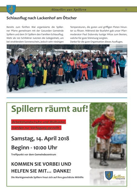 Wir in Spillern - März 2018