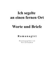 Ramanagiri_Ich segelte an einen fernen Ort_Worte und Briefe