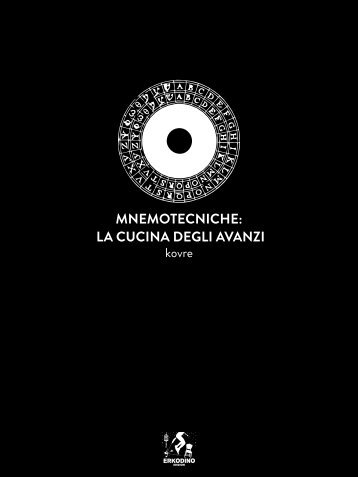 MNEMOTECNICHE-  LA CUCINA DEGLI AVANZI