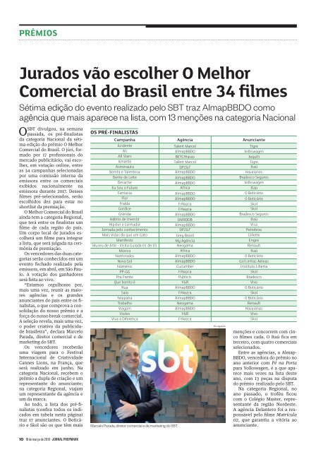 edição de 19 de março de 2018