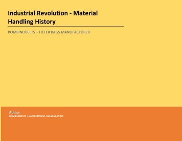 Industrial Revolution - Material Handling History - Bombinobelts