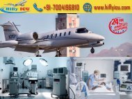 Get ICU Facility Air Ambulance Service from Mumbai and Kolkata by Hifly ICU