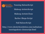 Nail Salons Script, Tanning Salons Script