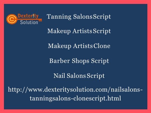 Nail Salons Script, Tanning Salons Script