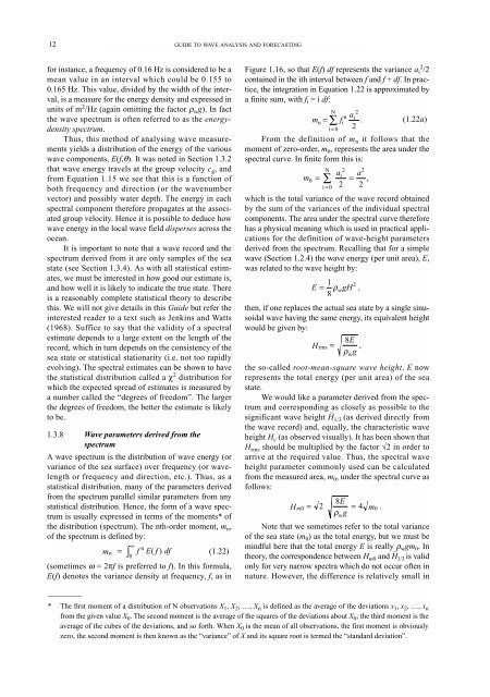 GUIDE WAVE ANALYSIS AND FORECASTING - WMO