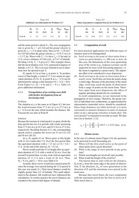 GUIDE WAVE ANALYSIS AND FORECASTING - WMO