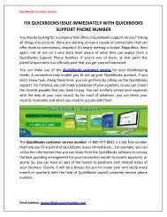 Get QuickBooks Service +1-800-477-8031 from QuickBooks Customer Service