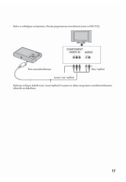 Sony DSC-T20 - DSC-T20 Mode d'emploi Bulgare