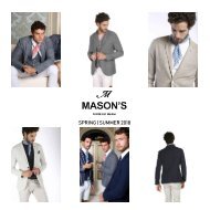 Mason's Lookbook Spring/Summer 2018