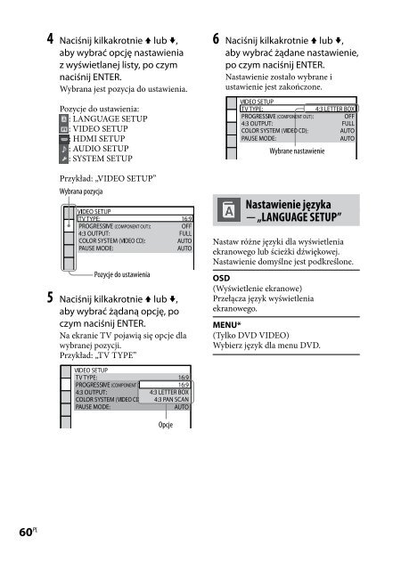 Sony CMT-DH50R - CMT-DH50R Consignes d&rsquo;utilisation Polonais