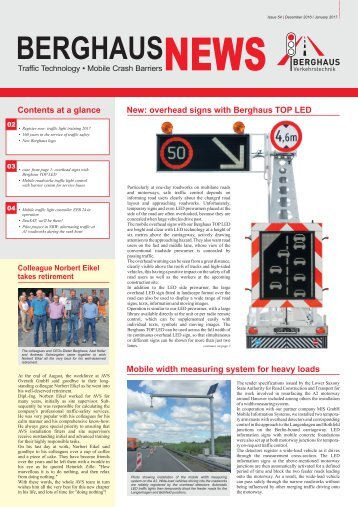 Berghaus-News Issue 54