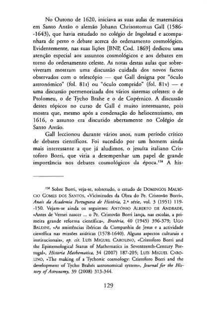 O Mensageiro das Estrelas - Galileu Galilei - 1610