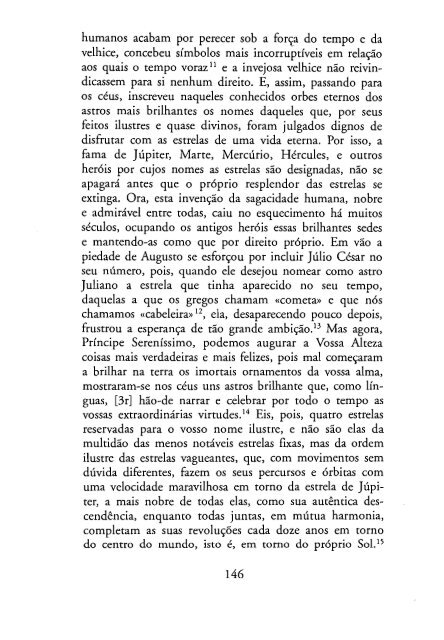 O Mensageiro das Estrelas - Galileu Galilei - 1610