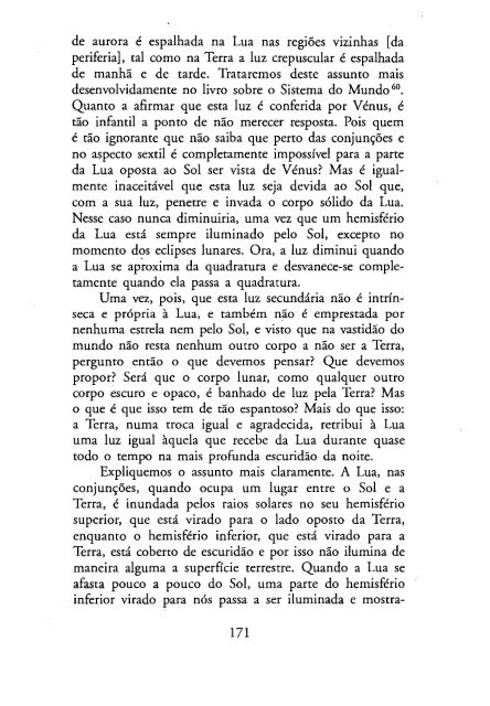 O Mensageiro das Estrelas - Galileu Galilei - 1610