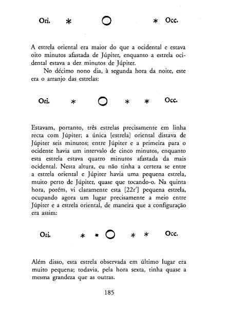 O Mensageiro das Estrelas - Galileu Galilei - 1610