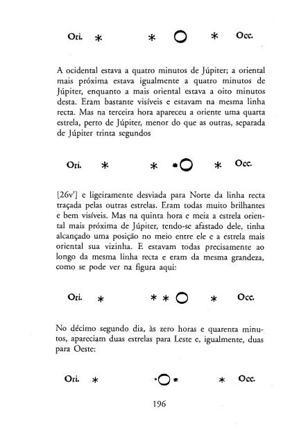 O Mensageiro das Estrelas - Galileu Galilei - 1610