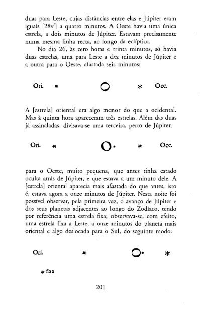 O Mensageiro das Estrelas - Galileu Galilei - 1610