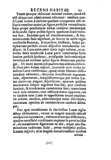 O Mensageiro das Estrelas - Galileu Galilei - 1610