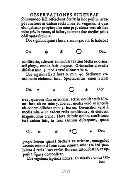 O Mensageiro das Estrelas - Galileu Galilei - 1610
