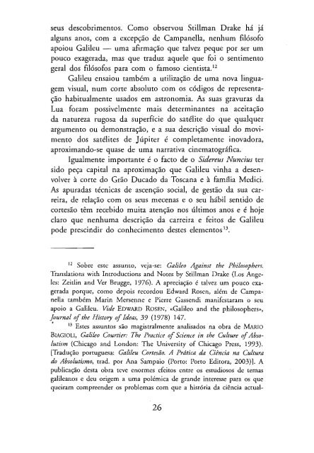 O Mensageiro das Estrelas - Galileu Galilei - 1610