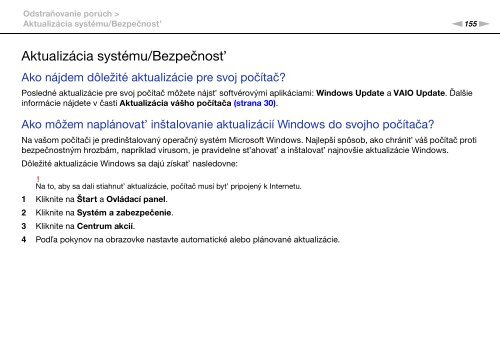 Sony VPCS13C5E - VPCS13C5E Mode d'emploi Slovaque